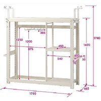 エムケー精工 強力棚（農具収納タイプ） MRN-115C 1台（直送品）