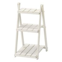 木製花台 3段タイプ 幅20×奥行25×高さ39cm ブラウン CW-023BR 1