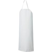 船橋 ビニロンエプロン 胸 ホワイト/グリーン Sサイズ AF-800E WH S 1枚 415-6513（直送品）