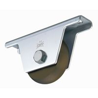 ヨコヅナ S45C重量戸車 100mm 山R JGM-1008 1個 127-8879（直送品）