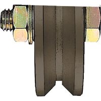 ヨコヅナ S45C重量戸車 車のみ 150mm V JGP-1505 1個 849-6366（直送品）