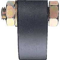 ヨコヅナ 鉄重量戸車 車のみ 130mm 平 JHP-1302 1個 849-6411（直送品）