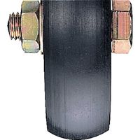 ヨコヅナ 鉄重量戸車 車のみ 75mm 山R JHP-0758 1個 849-6396（直送品）