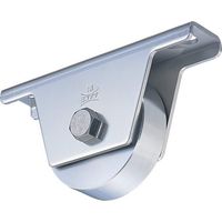 ヨコヅナ 440Cベアリング入ステンレス重量戸車 75mm 平 JCS-0752 1個 849-6286（直送品）