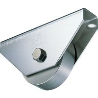 ヨコヅナ 440Cベアリング入ステンレス重量戸車 110mm 平 JCS-1102 1個 849-6301（直送品）