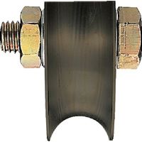 ヨコヅナ S45C重量戸車 車のみ 90mm 溝R JGP-0901 1個 849-6341（直送品）