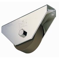 ヨコヅナ S45C重量戸車 130mm 平 JGM-1302 1個 152-3817（直送品）