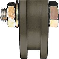 ヨコヅナ S45C重量戸車 車のみ 200mm H JGP-2006 1個 849-6373（直送品）