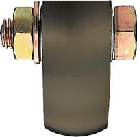 ヨコヅナ S45C重量戸車 車のみ 90mm 山R JGP-0908 1個 849-6346（直送品）