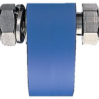 ヨコヅナ MC防音重量戸車 車のみ 75mm 平 JMP-0752 1個 849-6454（直送品）