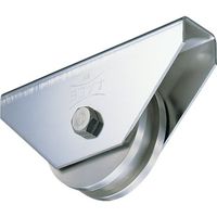 ヨコヅナ 440Cベアリング入ステンレス重量戸車 90mm H JCS-A906 1個 849-6317（直送品）