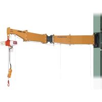 スーパーツール スーパー ニ速選択型電動チェーンブロック付ジブクレーン ボルト・ナット型・柱取付式 JBCC1630HF 1台（直送品）