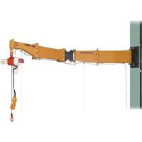スーパーツール スーパー ニ速選択型電動チェーンブロック付ジブクレーン ボルト・ナット型・柱取付式 JBCC2520HF 1台（直送品）