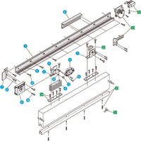 ダイケン スライデックス 水平レールタイプ（自閉式） HCH-8015型 右引き用 HCH-8015R 162-1914（直送品）