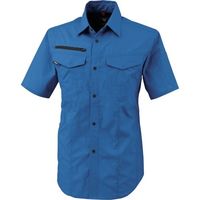 ジーベック XEBEC 半袖シャツ1752ー40ー5L ブルー 1752-40-5L 1着 383-8671（直送品）