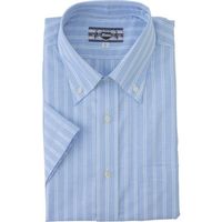 ジーベック XEBEC ボタンダウン半袖シャツ15067ー42ーS サックス 15067-42-S 1着 384-2412（直送品）