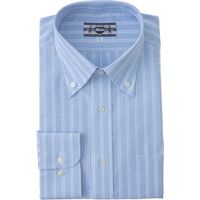 ジーベック XEBEC ボタンダウン長袖シャツ15167ー42ー3L サックス 15167-42-3L 1着 384-1830（直送品）