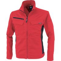 ジーベック XEBEC 裏綿ストレッチ長袖ブルゾン1514ー71ーL レッド 1514-71-L 1着 383-2312（直送品）