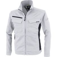 ジーベック XEBEC 裏綿ストレッチ長袖ブルゾン1514ー22ーS シルバーグレー 1514-22-S 1着 383-0782（直送品）