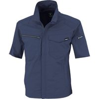 ジーベック XEBEC TCストレッチ半袖ブルゾン1711ー10ーSS コン 1711-10-SS 1着 382-4404（直送品）