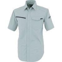 ジーベック XEBEC TCストレッチ半袖シャツ1712ー61ーLL モスグリーン 1712-61-LL 1着 383-2334（直送品）