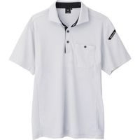 ジーベック XEBEC エコ制電半袖ポロシャツ6090ー22ー3L シルバーグレー 6090-22-3L 1着 384-2987（直送品）