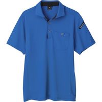 ジーベック XEBEC エコ制電半袖ポロシャツ6090ー46ーSS ロイヤルブルー 6090-46-SS 1着 384-1811（直送品）