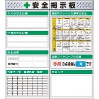 つくし工房 つくし スチール製フラット掲示板2点タイプセット 大タイトル=Cタイプ KG-613C 1組(1個) 185-7429（直送品）