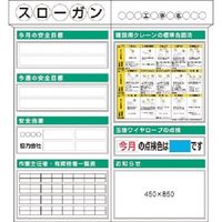 つくし工房 つくし スチール製安全掲示板2点タイプ クレーン合図...箱屋根付 KG-303 1組(1枚) 183-8530（直送品）