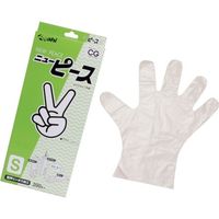 旭創業 Asahi バイオマス ポリエチレン手袋 ニューピース箱入S(200枚入) 11404 1セット(12000枚:200枚×60箱)（直送品）
