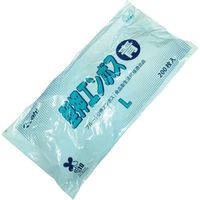 旭創業 Asahi ポリエチレン手袋 型押エンボス袋入ブルーL(200枚入) 11393 1セット(8000枚:200枚×40袋)（直送品）