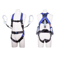 藤井電工（株） 墜落制止用器具フルハーネス型ランヤード付 TH-502-2CR93SV-OT-P-BK-M-2R23 1個（直送品）