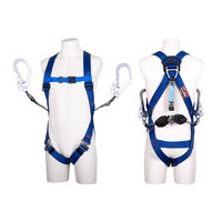 藤井電工（株） 墜落制止用器具フルハーネス型ランヤード付 TH-510-2CR93SV-OT-BL4-BK-L2R23 1個（直送品）