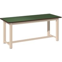 SANSHIN 作業台 ハーディワークデスク 1200kgタイプ グリーン 1500×750×H740 HWD120577LGR-SG 1台（直送品）