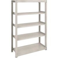 三進金属工業 SANSHIN JIS中量ラック 500kgタイプ 連結型 4段 1800×471×1500 JMMC5647-4R 1台（直送品）