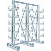 日本ファイリング NF 長尺物保管棚 バーラック複式2連 間口1954×奥行1530×高さ2308mm BR-260-2R 1セット(1台)（直送品）