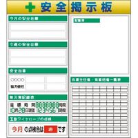 つくし工房 つくし スチール製フラット掲示板2点タイプセット 大タイトル=Bタイプ KG-611B 1組(1個) 183-8562（直送品）