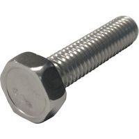 コノエ ARK600 高強度六角ボルト 白色アルマイト 全ねじ 8×45 BT-ARK600-F-845 1セット(2本) 429-4294（直送品）