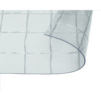 ハイロジック ビニールカーテン 透明糸入り 幅10000×高さ4000mm 厚み0.55mm 耐侯タイプ 1枚（直送品）