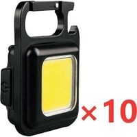 ムサシ 充電式マルチLEDライト 6W小型 10個セット COB-WL001-10P 1セット(10個) 428-4012（直送品）