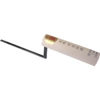 ナルセ商工 カネ三 本焼平目地鏝首長60 コテ幅7.0mm コテ長さ150mm HRMH-1507 1丁 124-4289（直送品）