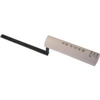 ナルセ商工 カネ三 本焼平目地鏝首長60 コテ幅12.0mm コテ長さ150mm HRMH-15012 1丁 124-4293（直送品）