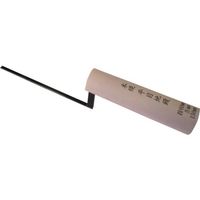 ナルセ商工 カネ三 本焼平目地鏝首長60 コテ幅5.0mm コテ長さ150mm HRMH-1505 1丁 124-4292（直送品）