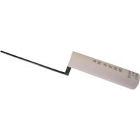 ナルセ商工 カネ三 本焼平目地鏝首長60 コテ幅4.0mm コテ長さ150mm HRMH-1504 1丁 124-4295（直送品）