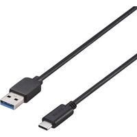 バッファロー USB3.2 Gen1 ケーブル AーC 2m ブラック BU3AC20BK 1個 453-1242（直送品）