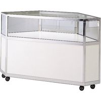 ハヤノ産業 ハヤノ エクシード コーナー平ケースCK ブラック プッシュ錠付 CK-45-B-P 1台 168-2218（直送品）