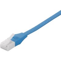 バッファロー Cat6A ツメの折れないLANケーブル フラット ストレート 15m ブルー BSLS6AFU150BL 1個（直送品）