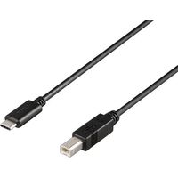 バッファロー USB2.0ケーブル CーB 1m ブラック BU2CB10BK 1個 453-8140（直送品）
