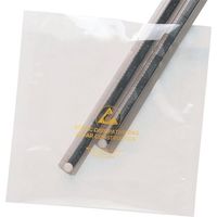 DESCO JAPAN ESDバッグ、STATFREE、透明、254 mm x 305 mm、入数100 13874 1パック(100枚)（直送品）