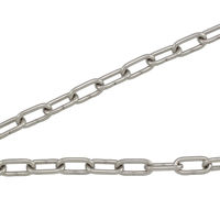 ハイロジック　ステンレス(SUS304)　カットチェーン 線径2.5mm×1m　1本（直送品）